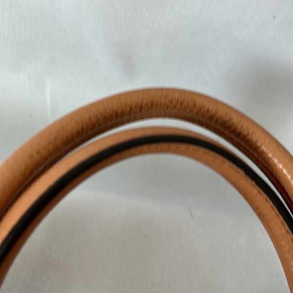 Rebecca Minkoff Peach Tan Pebbled Leather Satchel Bag Purse 🌺🌺 - Picture 15 of 15